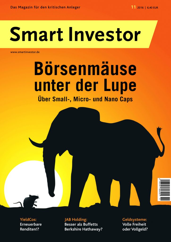 Smart Investor 11/2016 – Editorial
