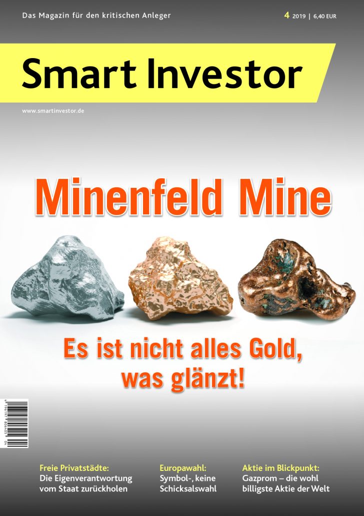 Mehr über den Artikel erfahren Smart Investor 4/2019 – Editorial